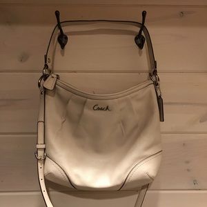 Coach Soho Leather hobo/shoulder bag white/ivory